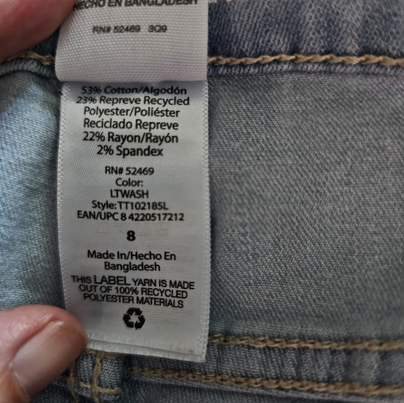 Distressed Jean Shorts - Picture 3 of 3